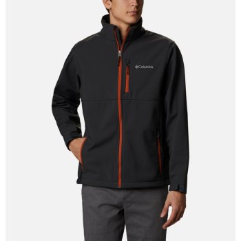 Pánské Bundy Columbia Ascender Softshell Tall Tmavě Šedé LAOCST923